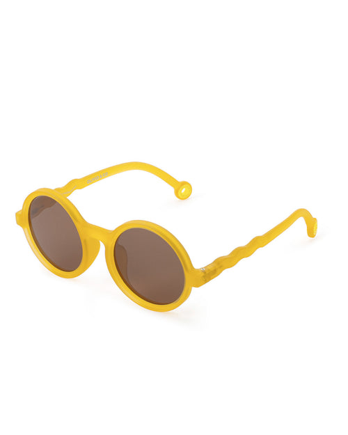 Kids Round Sunglasses Citrus Yellow