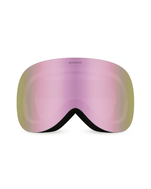 Teen&Adult Magnetic Ski Goggle Snowflake Pink