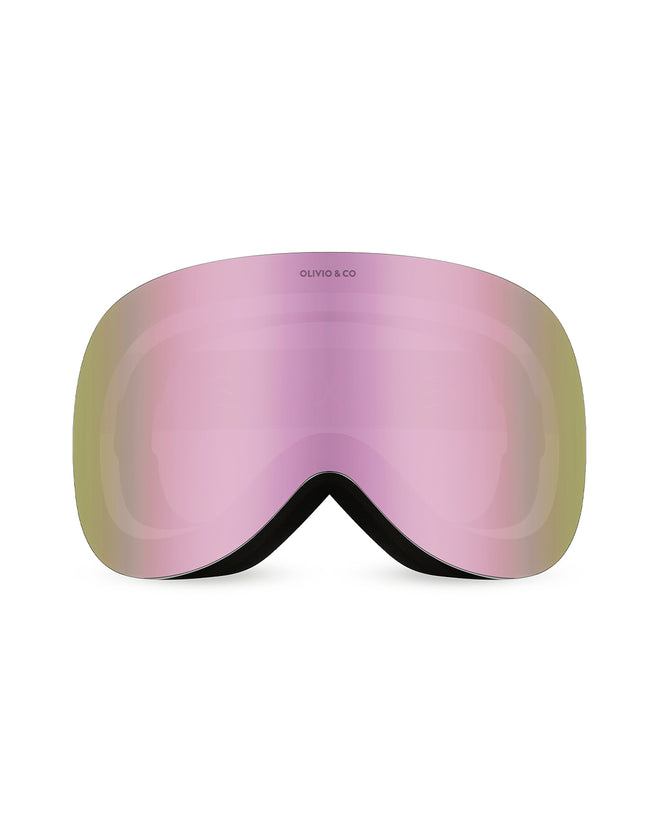 Teen&Adult Magnetic Ski Goggle Snowflake Pink