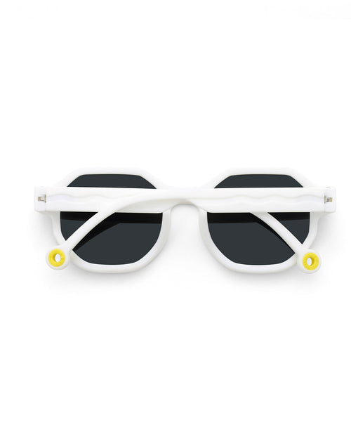 Junior #D Sunglasses Cloud White