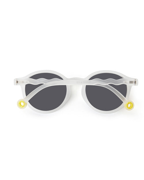 Junior Oval Sunglasses Jellyfish White