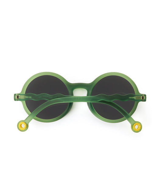 Junior Round Sunglasses Olive Green