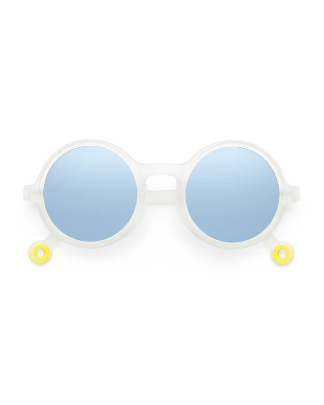 Kids Round Sunglasses Jellyfish White