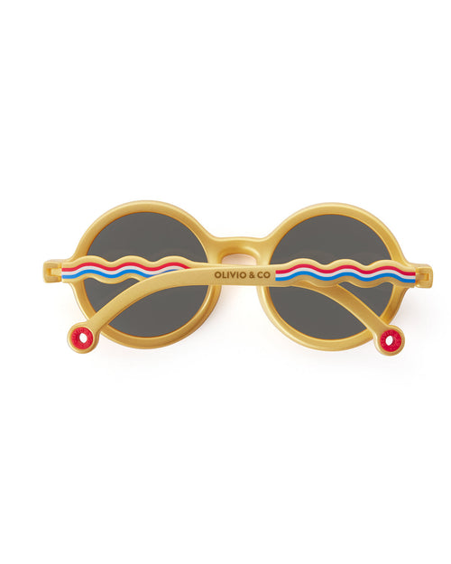 Toddler Round Sunglasses Medallion Gold