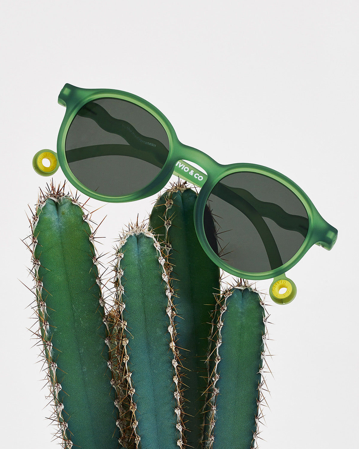 Kids Oval Sunglasses Olive Green – OLIVIO&CO
