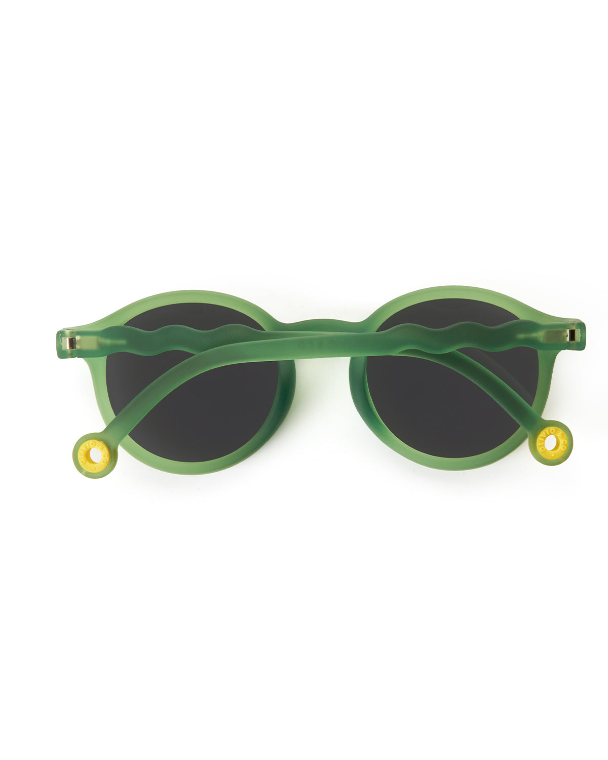 Kids Oval Sunglasses Olive Green – OLIVIO&CO