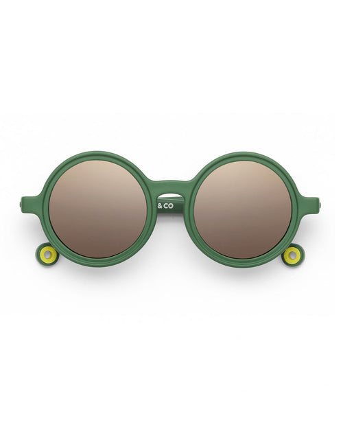 Toddler Round Sunglasses Cactus Green