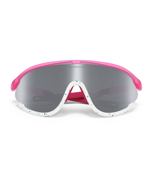 Teen & Adult Full-Rim Sports Sunglasses Flamingo Soda