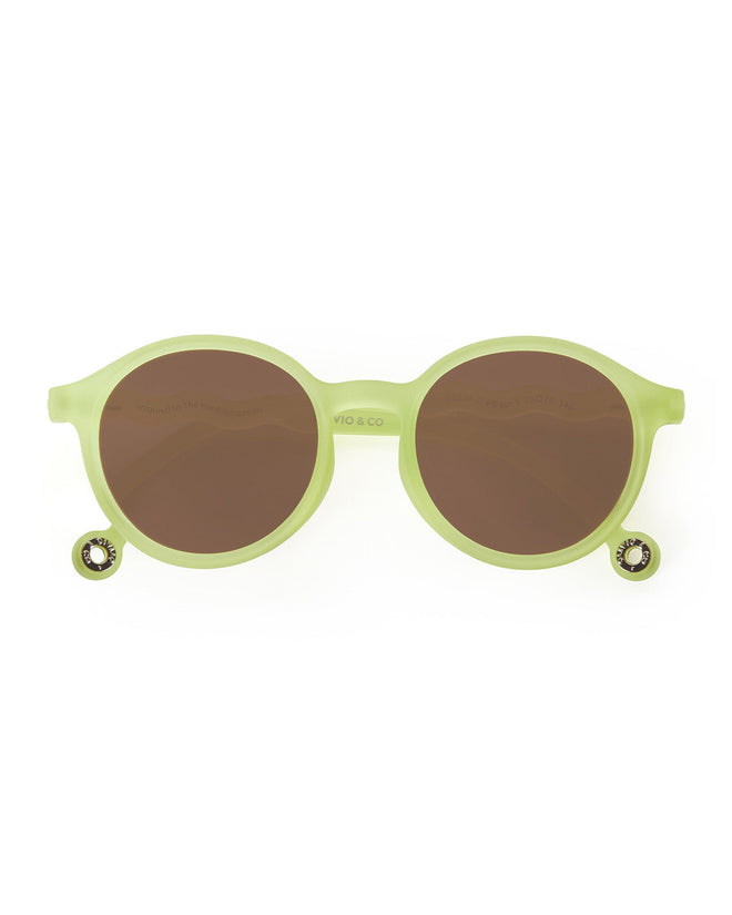 Teen & Adult Oval Sunglasses Lime Green