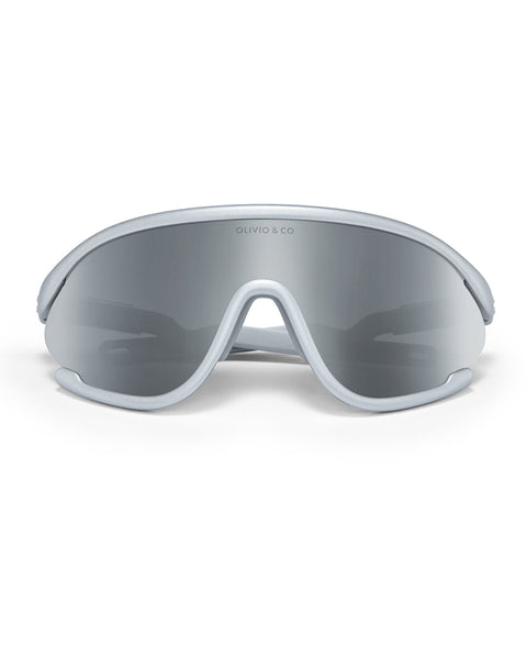 Junior+ Full-Rim Sports Sunglasses Space Silver – OLIVIO&CO