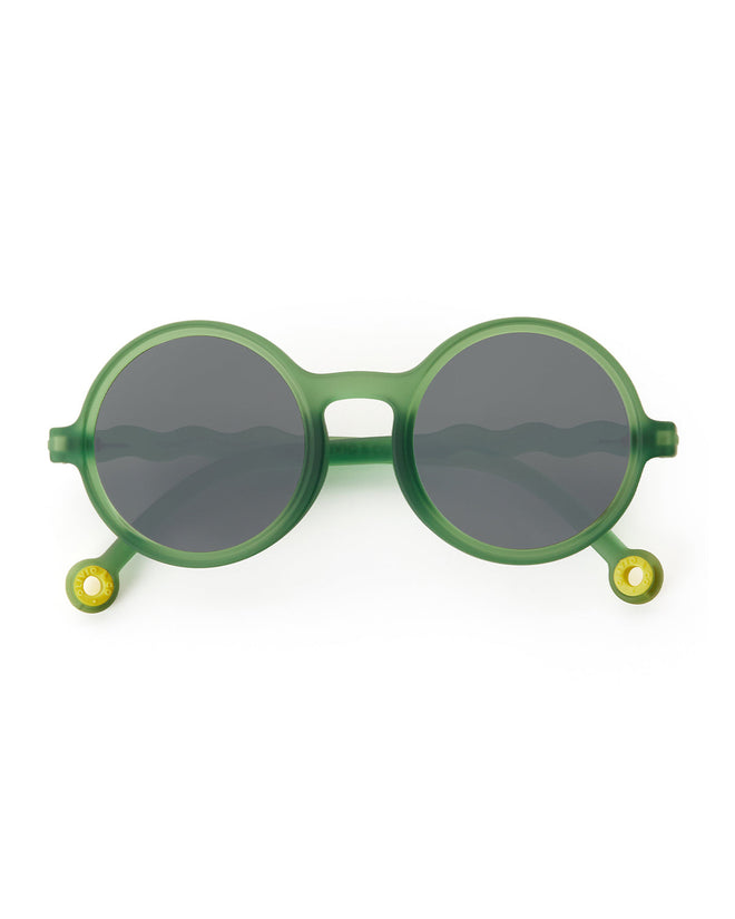 Junior Round Sunglasses Olive Green