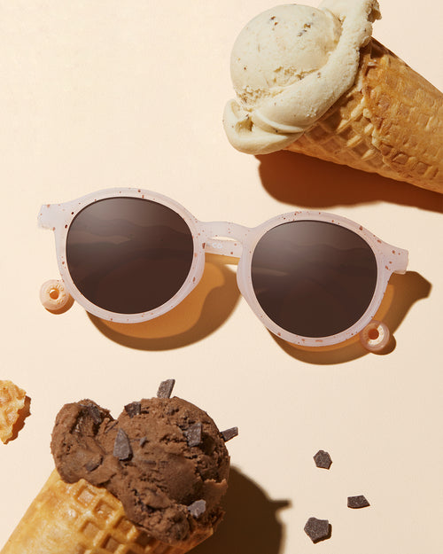 Kids Oval Sunglasses Vanilla Brownie