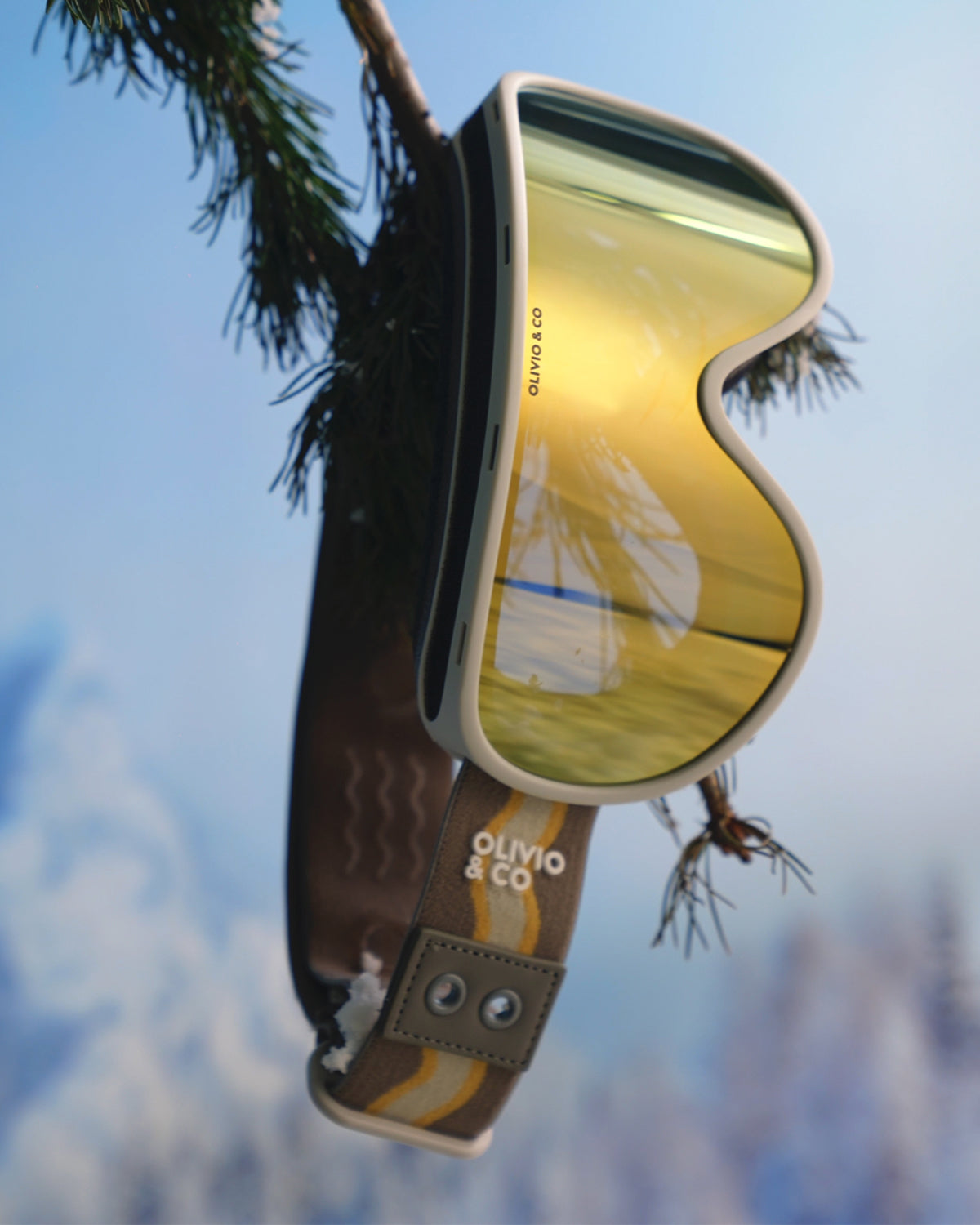 Teen&Adult Ski Goggles Polar Gray – OLIVIO&CO