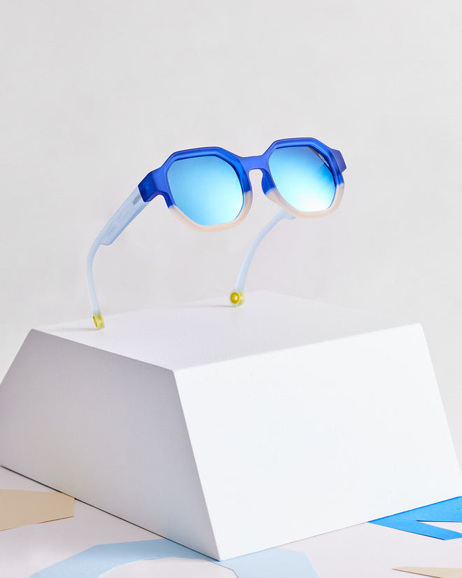 Junior+ #D Sunglasses Colorblock Sea