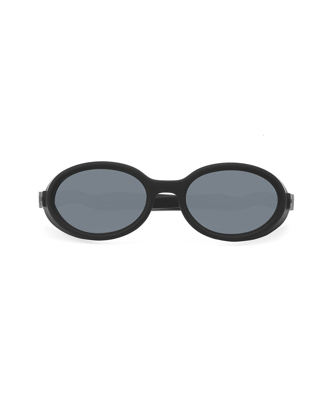 Kids Oval Sunglasses Lava Black