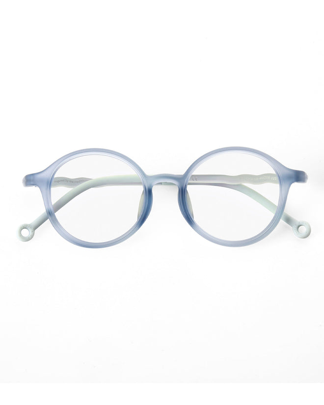 Kids Oval Screen Glasses Sky Blue