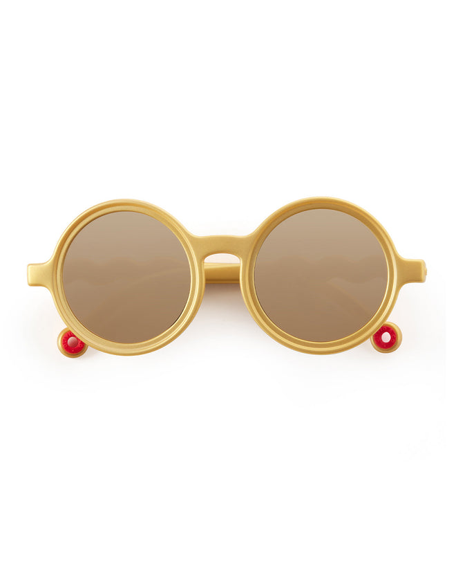 Toddler Round Sunglasses Medallion Gold