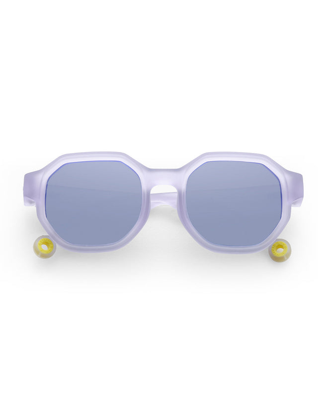 Junior #D Sunglasses Shell Purple