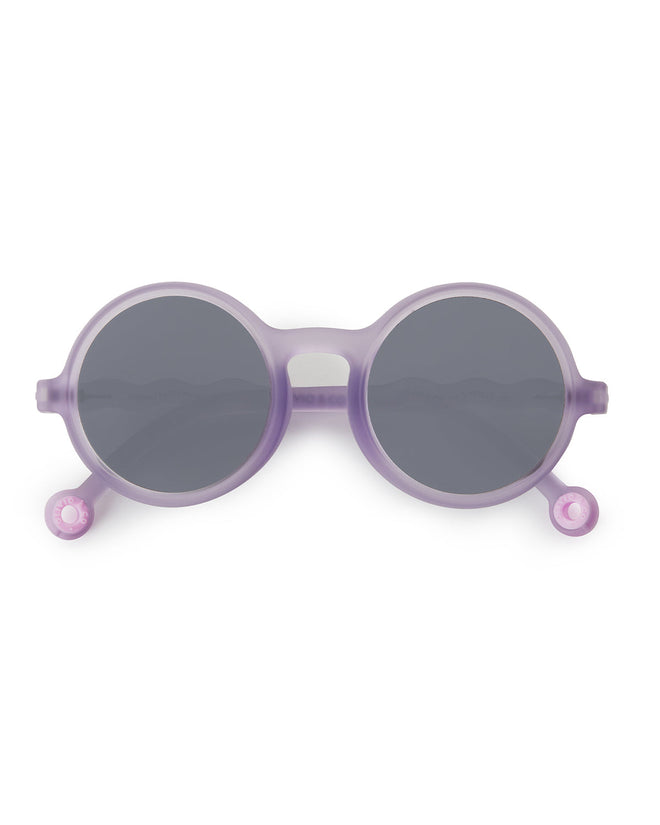 Kids Round Sunglasses Purple Coral