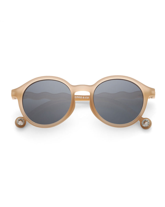 Teen & Adult Oval Sunglasses Sand Beige