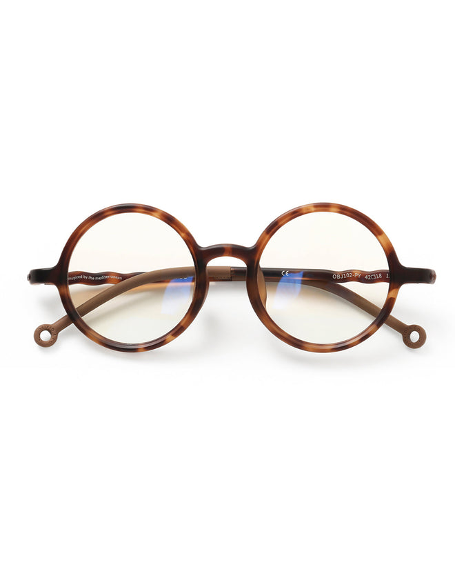 Kids Round Screen Glasses Tortoiseshell