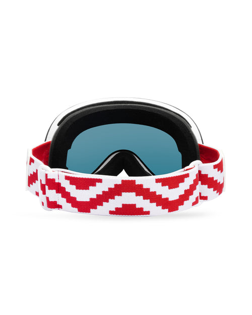 Teen&Adult Magnetic Ski Goggle Snow Peak Red