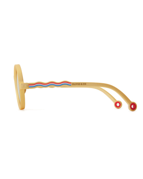 Junior Round Sunglasses Medallion Gold