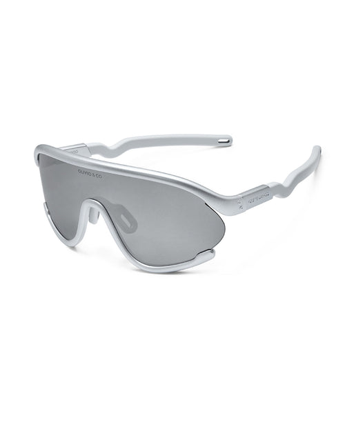 Junior Full-Rim Sports Sunglasses Space Silver