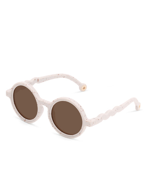 Toddler Round Sunglasses Vanilla Brownie