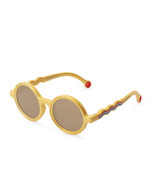 Toddler Round Sunglasses Medallion Gold