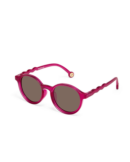 Kids Oval Sunglasses Raspberry