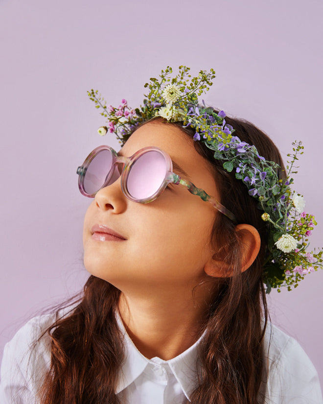 Junior Round Sunglasses Wild Flower