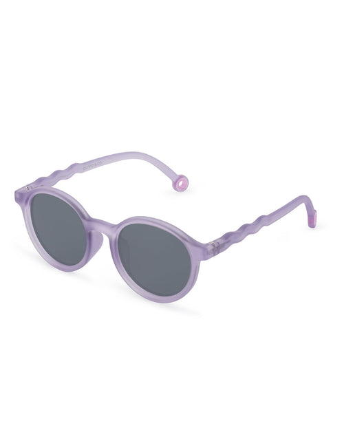 Junior Oval Sunglasses Purple Coral