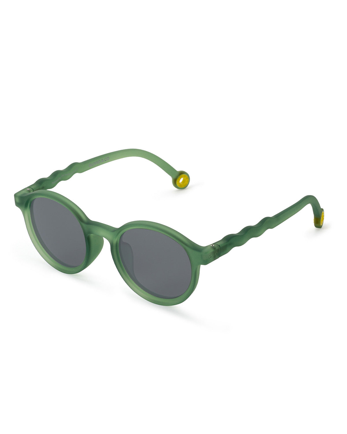 Kids Oval Sunglasses Olive Green – OLIVIO&CO