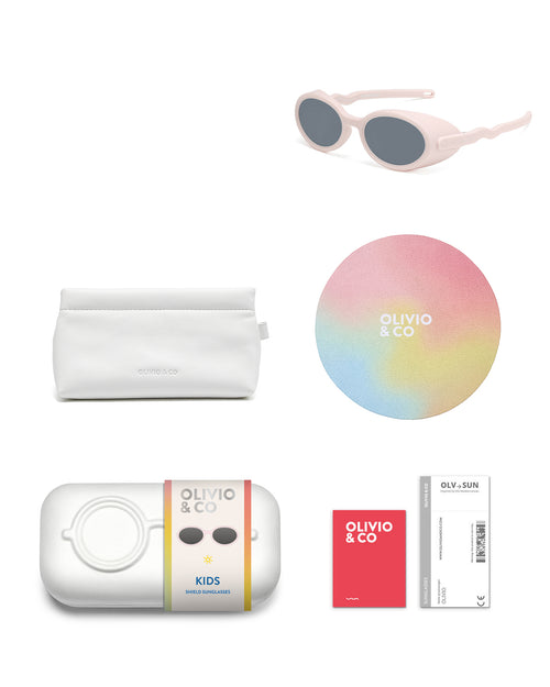 Kids Oval Sunglasses Shell Pink