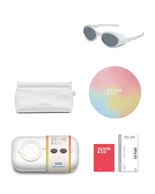 Kids Oval Sunglasses Space Sliver