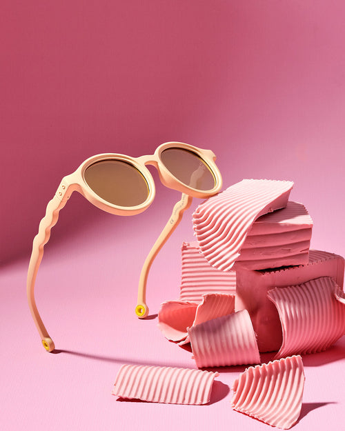Toddler Oval Sunglasses Desert Sand – OLIVIO&CO