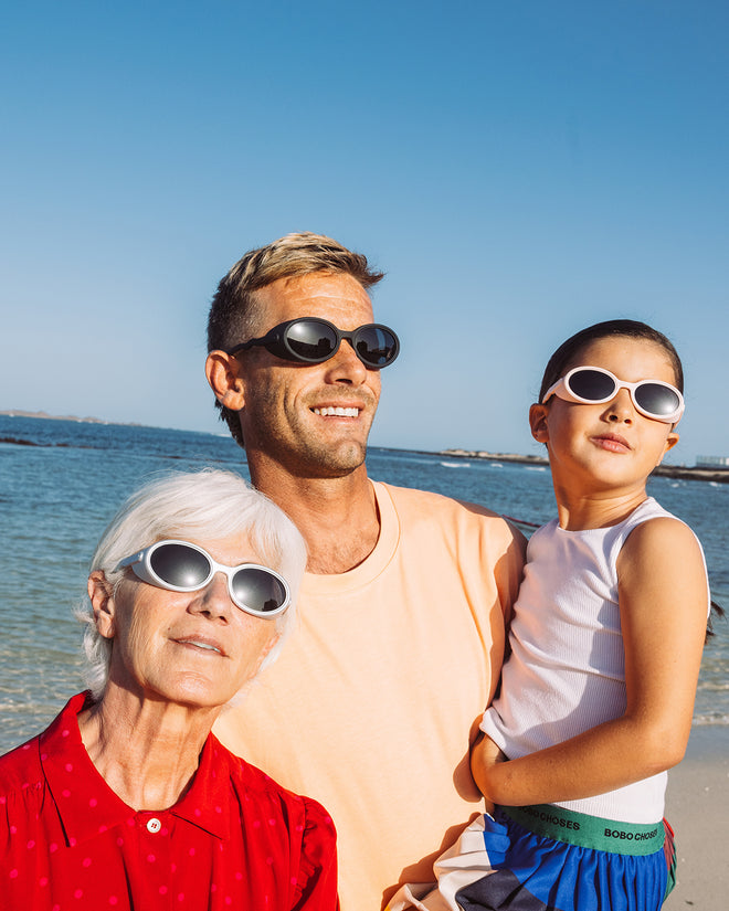 Kids Oval Sunglasses Space Sliver