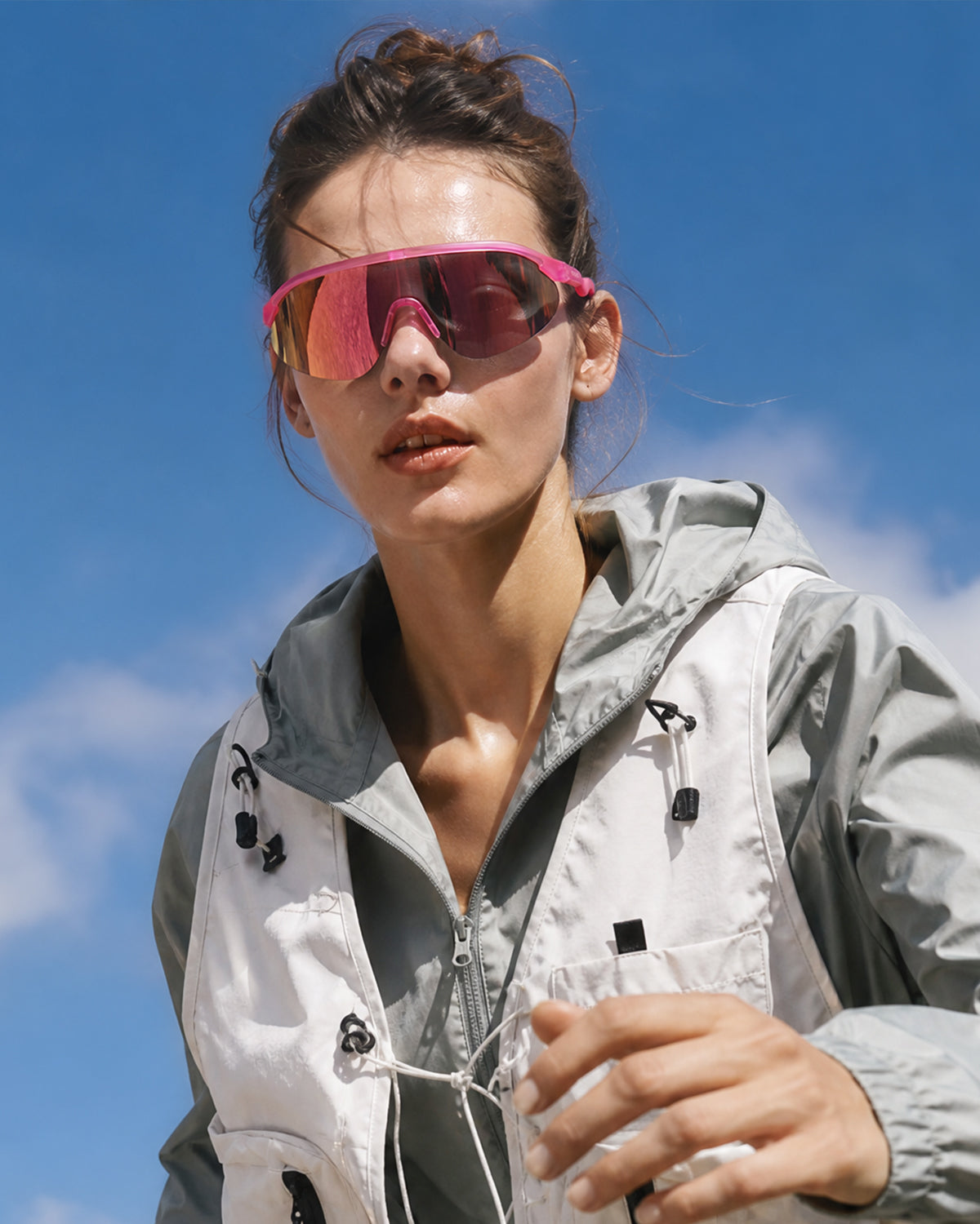Teen & Adult Sports Sunglasses (Age 12+) - Flamingo Pink