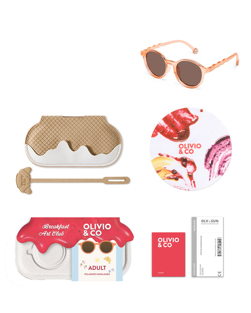 Teen & Adult Oval Sunglasses Fig Pink