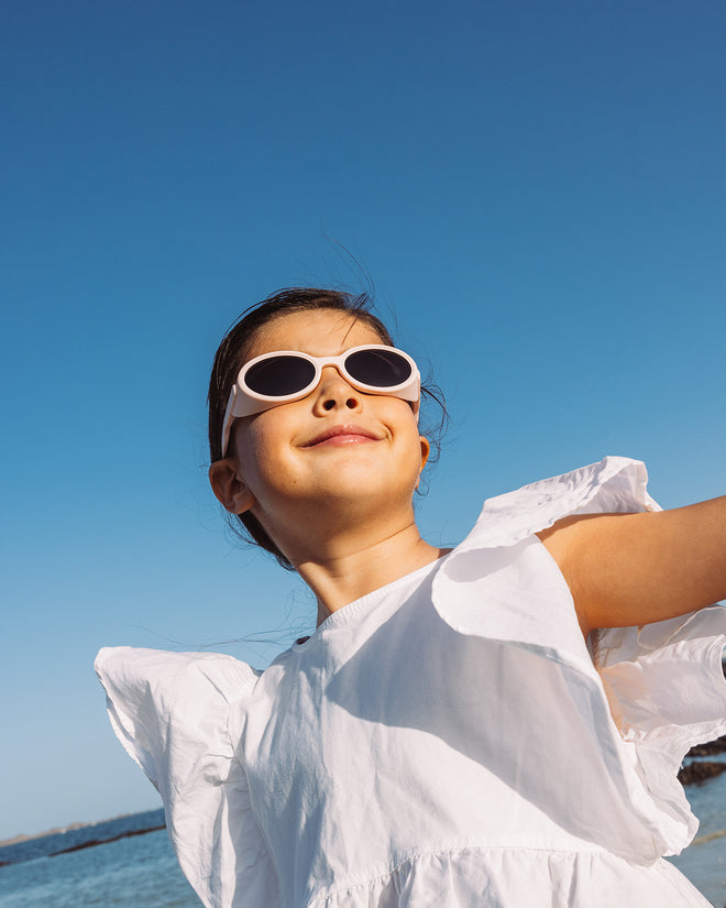 Kids Oval Sunglasses Shell Pink