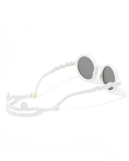 Toddler Round Sunglasses Shark White