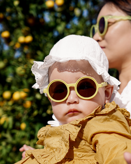 Toddler Round Sunglasses Lime Green