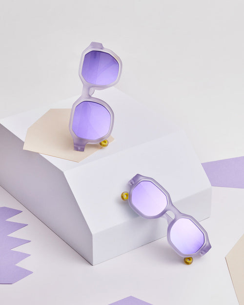 Junior+ #D Sunglasses Shell Purple